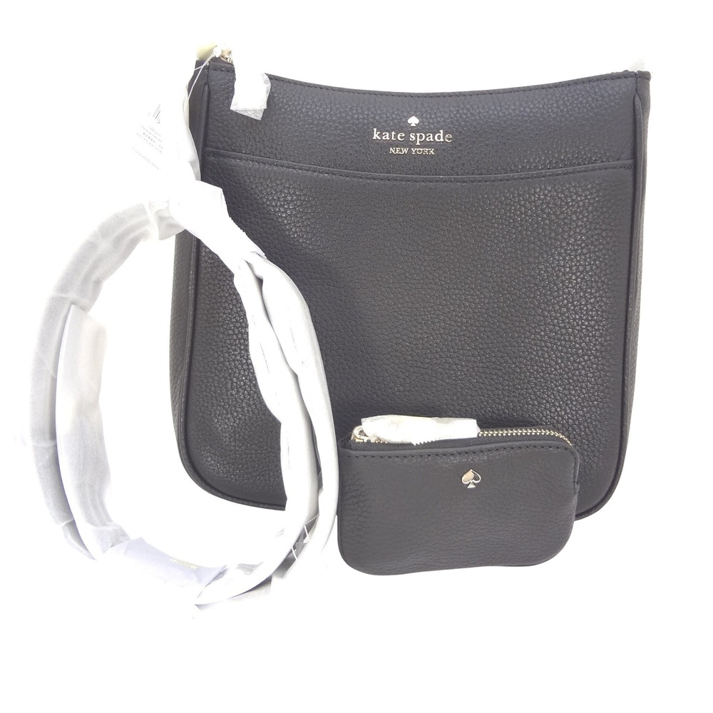 Kate Spade‎ Rosie Shoulder Bag Black Pebbled Leather KF086 New